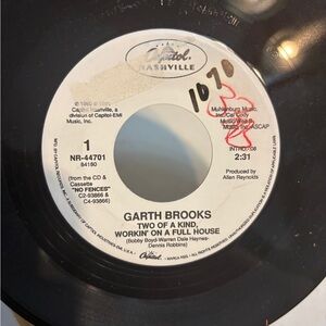 Garth Brooks Two of a kind & Dance Vinyl Record 45 with sleeve
